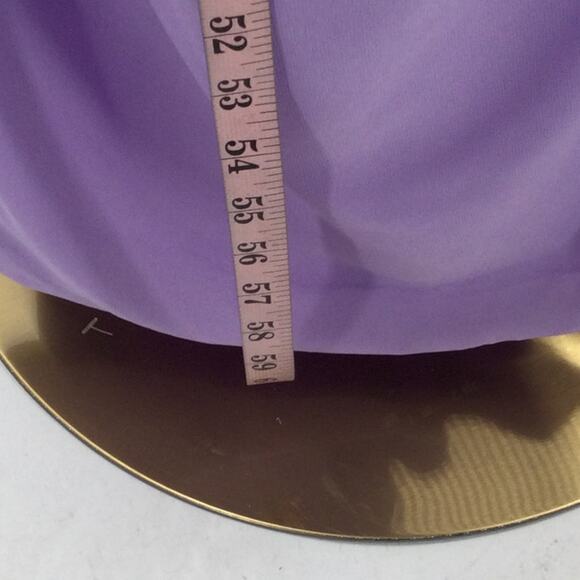 LULU'S  L Glamorous Disposition Lavender Ruched Bridesmaid Maxi Dress - Picture 5 of 9